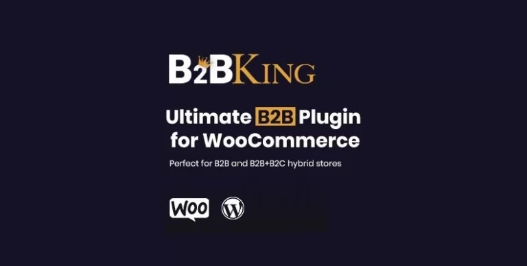 B2BKing Pro v5.3.80 汉化版 – WooCommerce 的 B2B 与批发插件 - WP技术帮-WP技术帮
